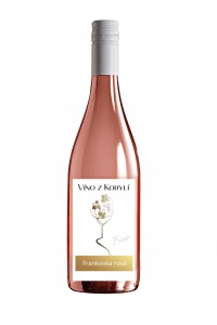 Víno z Kobylí Frankovka rosé Frízzo